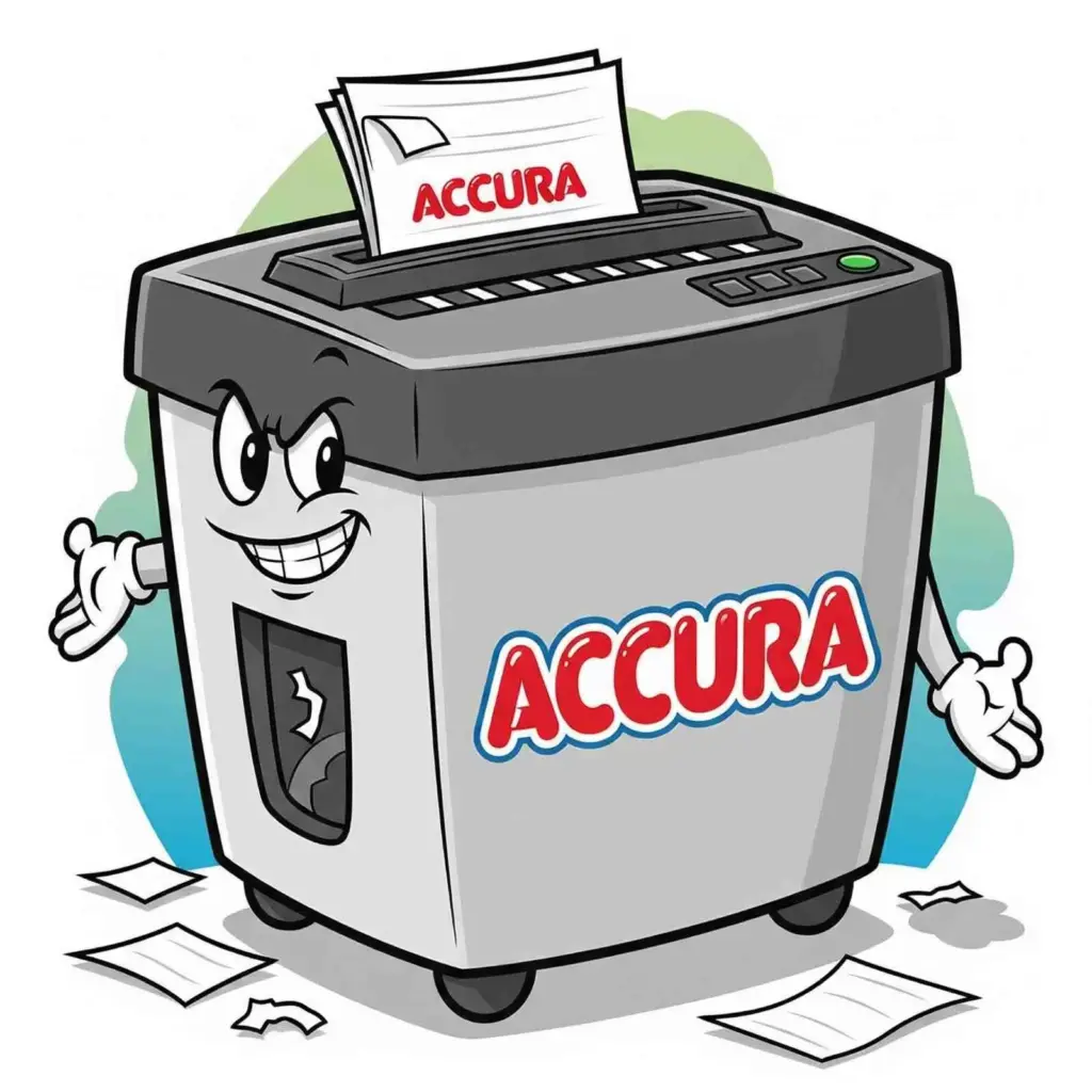 Cartoon image of a Paper Shredders