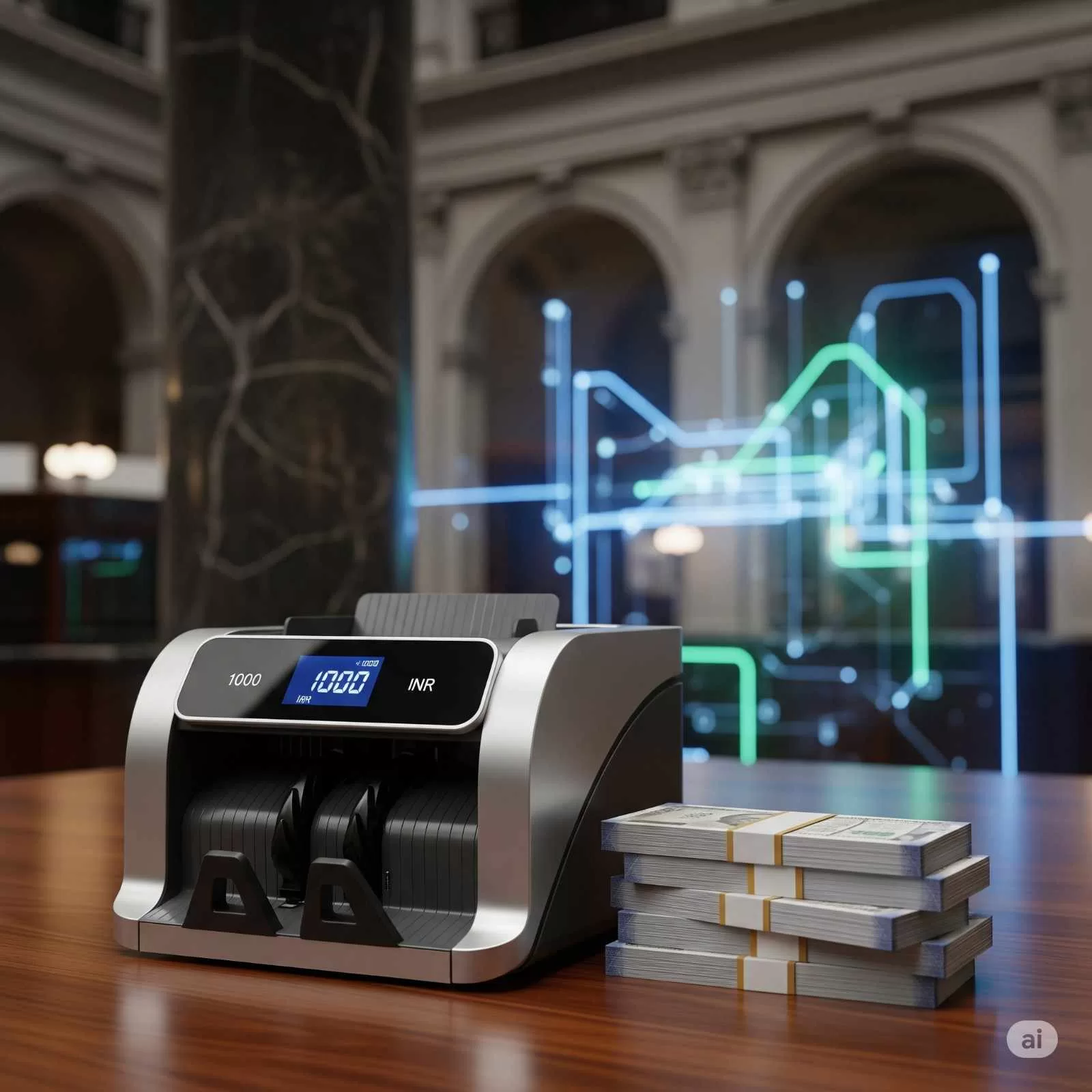 Image of a Currency Counter Machine For fast counting