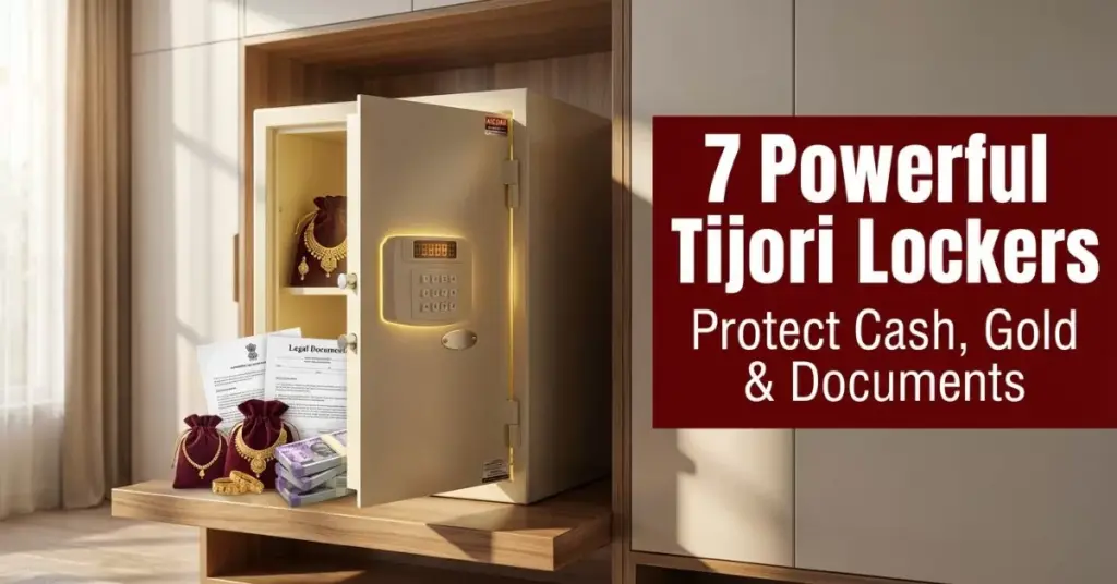 tijori locker in modern home interior protecting cash gold and documents