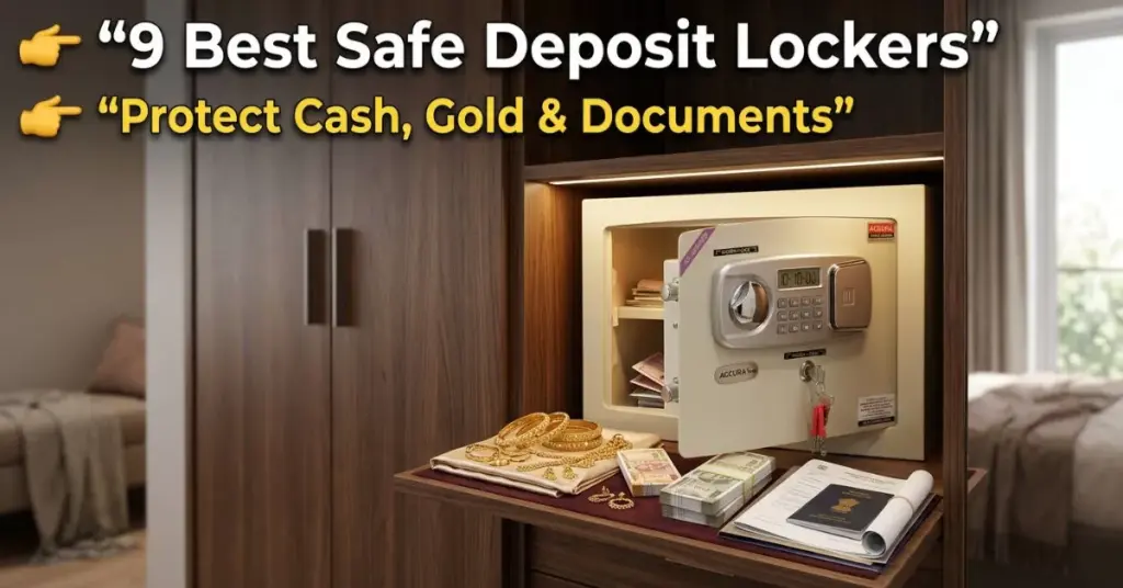 safe deposit locker in modern home protecting cash gold and documents