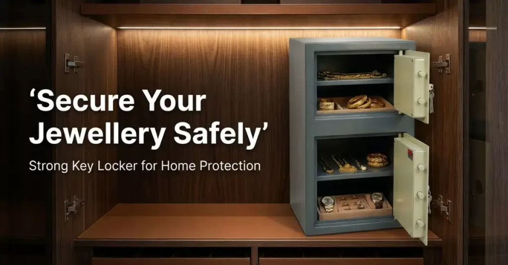 Key locker home with secure jewellery storage