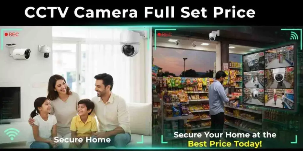 cctv camera full set price with installation for home and business security system