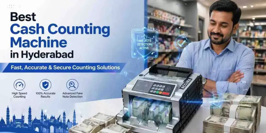 Best cash counting machine in Hyderabad Accura high speed currency counting machine with fake note detection