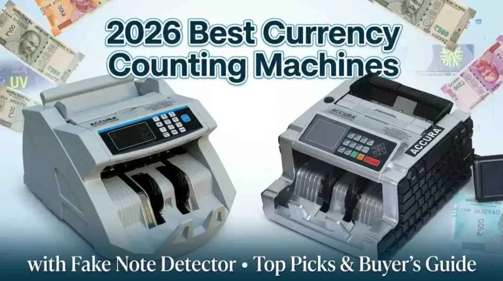 Accura currency counting machines with advanced fake note detector - Best models with prices and reviews 2026