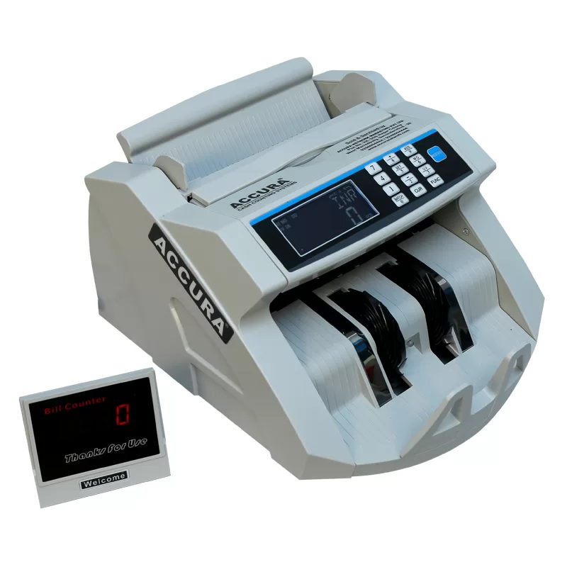 Accura Cash Counting Machine Platinum LCD with Voice Alert - Image 4