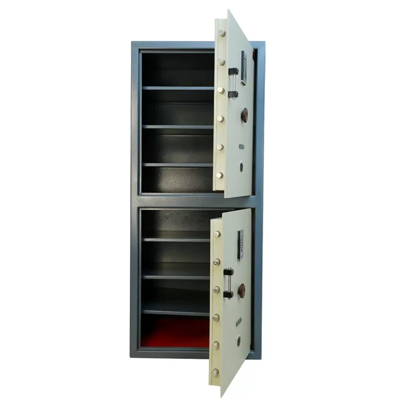 Accura Jumbo Customized Home Locker 6ft Biometric + Key Twin Door - Image 2