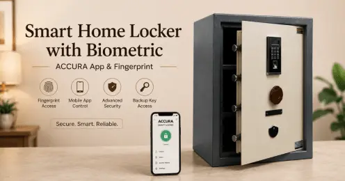 smart home locker with biometric
