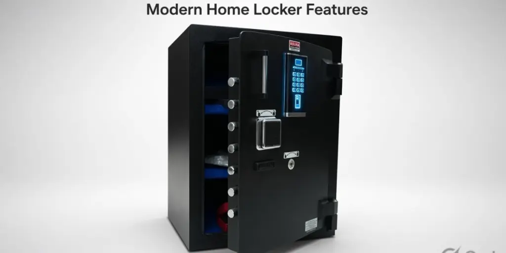 Advanced features of modern home lockers with biometric and digital access
