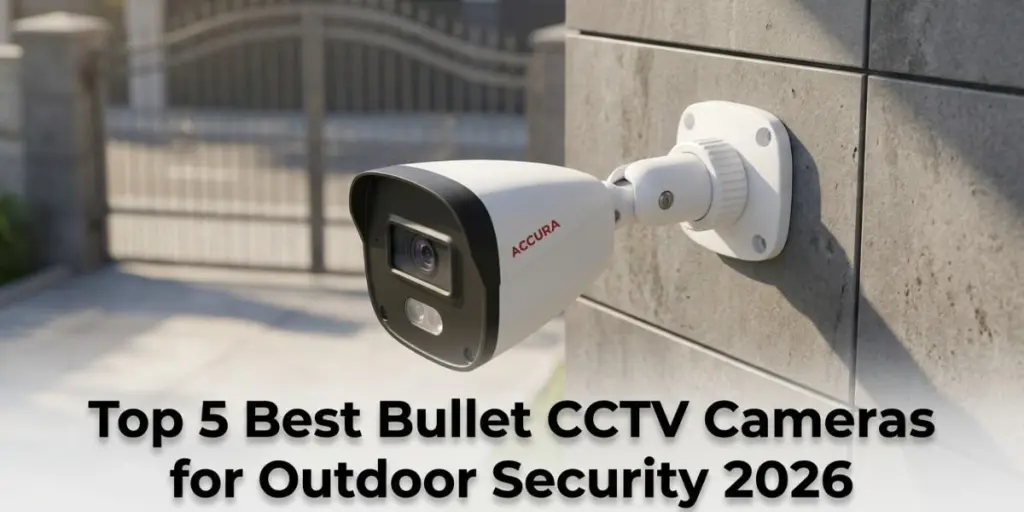 Top 5 Best Bullet CCTV Cameras for Outdoor Security 2026 by Accura – Outdoor Surveillance Camera