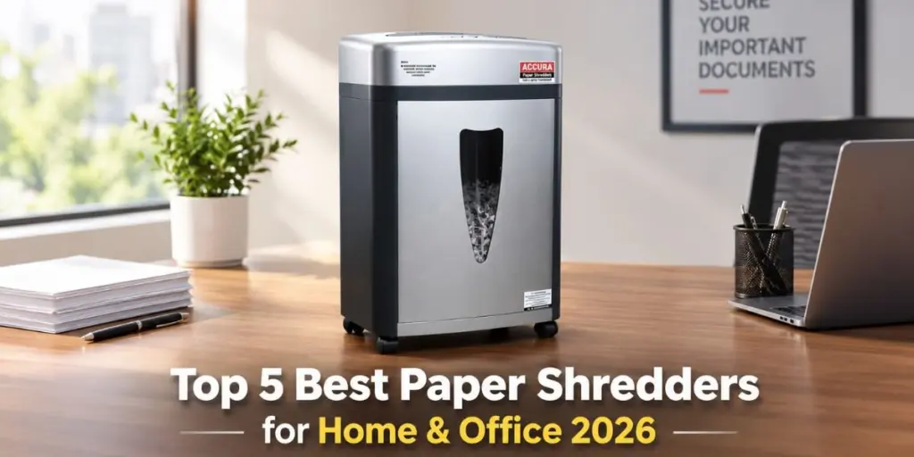 Top 5 Best Paper Shredders for Home & Office 2026 by Accura – Secure Document Shredder