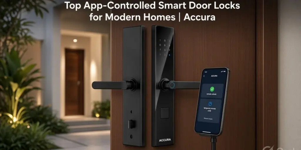 Top App-Controlled Smart Door Locks for Modern Homes | Accura Smart Locks