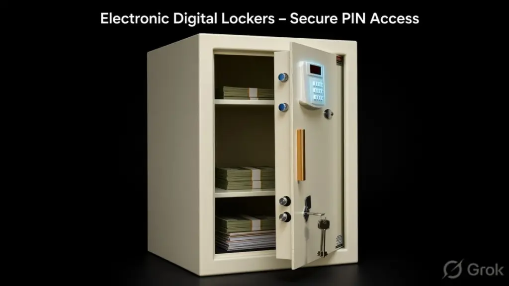 Accura electronic digital locker with PIN keypad