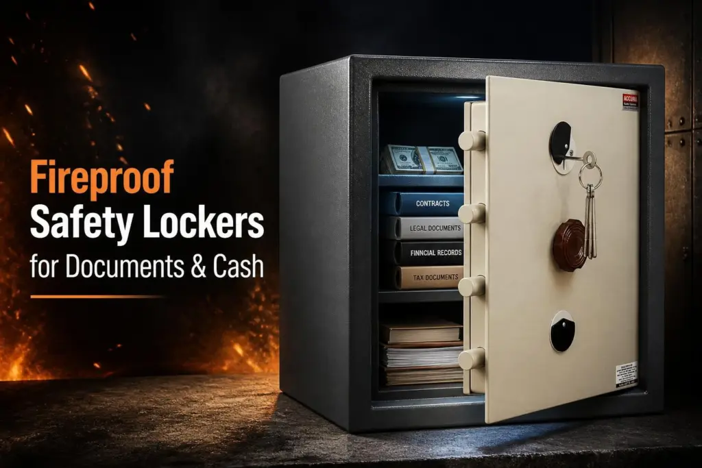 Fireproof Safety Lockers for Documents & Cash