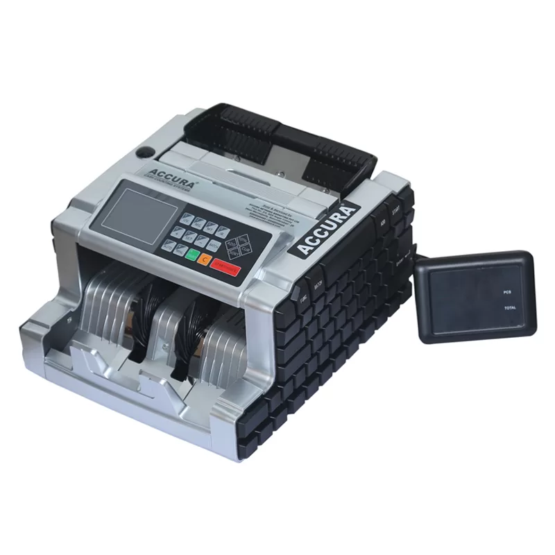 Money counting machine with fake note detection for fast and accurate currency counting